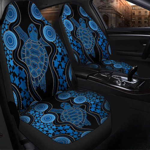 Australia Car Seat Cover Aboriginal Art Turtles Inspired Australia Car Seat Cover Aboriginal Art Turtles Inspired