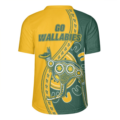 Australia Wallabies Rugby Jersey Custom Go Wallabies Aboriginal Inspired Jersey Australia Wallabies Rugby Jersey Custom Go Wallabies Aboriginal Inspired Jersey