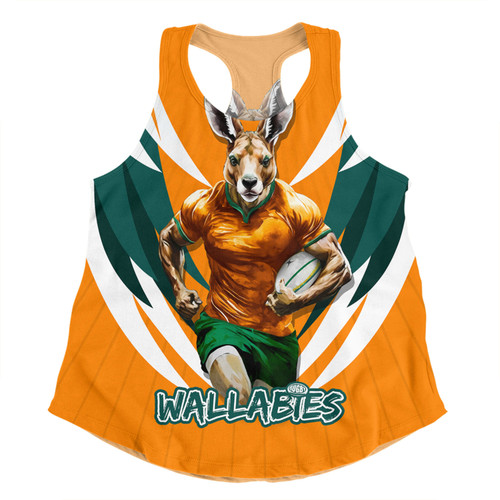Australia Women Racerback Singlet Wallabies Championship Sport Style Australia Women Racerback Singlet Wallabies Championship Sport Style