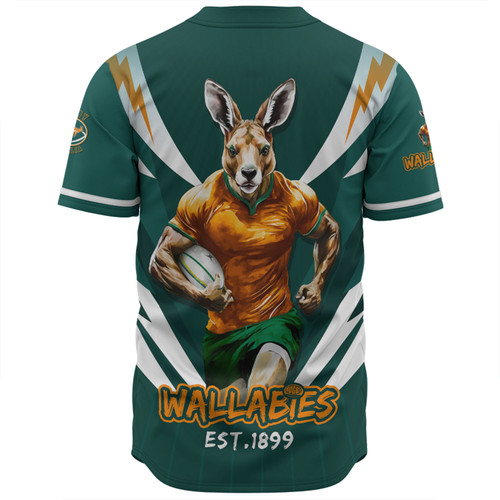 Australia Baseball Shirt Wallabies Championship Sport Style Australia Baseball Shirt Wallabies Championship Sport Style