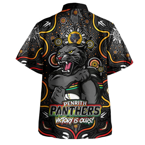 Penrith Panthers Hawaiian Shirt Aboriginal Pattern Inspired Victory Is Ours Penrith Panthers Hawaiian Shirt Aboriginal Pattern Inspired Victory Is Ours
