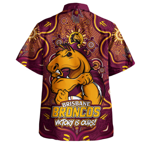 Queensland Maroons Hawaiian Shirt Aboriginal Pattern Inspired Victory Is Ours Queensland Maroons Hawaiian Shirt Aboriginal Pattern Inspired Victory Is Ours
