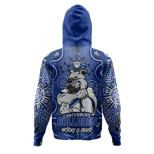 Canterbury-Bankstown Bulldogs Hoodie Aboriginal Pattern Inspired Victory Is Ours Canterbury-Bankstown Bulldogs Hoodie Aboriginal Pattern Inspired Victory Is Ours