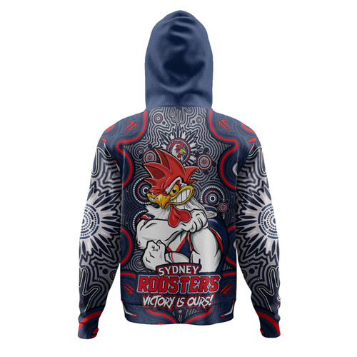 Sydney Roosters Hoodie Aboriginal Pattern Inspired Victory Is Ours Sydney Roosters Hoodie Aboriginal Pattern Inspired Victory Is Ours