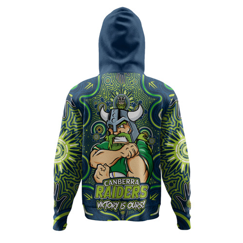 Canberra Raiders Hoodie Aboriginal Pattern Inspired Victory Is Ours Canberra Raiders Hoodie Aboriginal Pattern Inspired Victory Is Ours