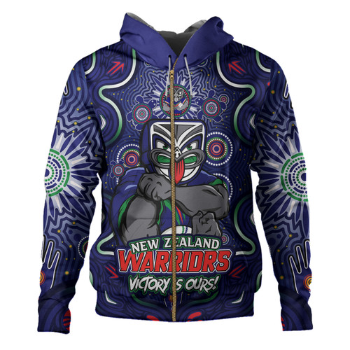 New Zealand Warriors Hoodie Aboriginal Pattern Inspired Victory Is Ours New Zealand Warriors Hoodie Aboriginal Pattern Inspired Victory Is Ours