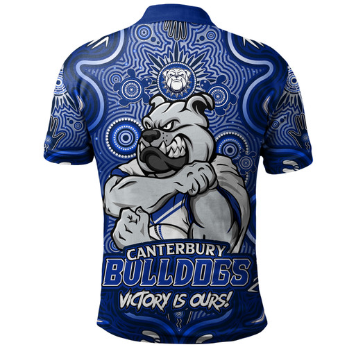 Canterbury-Bankstown Bulldogs Polo Shirt Aboriginal Pattern Inspired Victory Is Ours Canterbury-Bankstown Bulldogs Polo Shirt Aboriginal Pattern Inspired Victory Is Ours