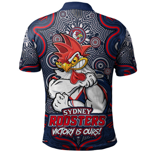 Sydney Roosters Polo Shirt Aboriginal Pattern Inspired Victory Is Our Sydney Roosters Polo Shirt Aboriginal Pattern Inspired Victory Is Our