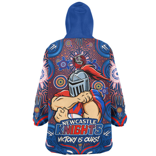 Newcastle Knights Snug Hoodie Aboriginal Pattern Inspired Victory Is Ours