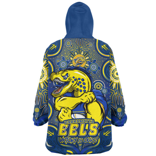 Parramatta Eels Snug Hoodie Aboriginal Pattern Inspired Victory Is Ours Parramatta Eels Snug Hoodie Aboriginal Pattern Inspired Victory Is Ours