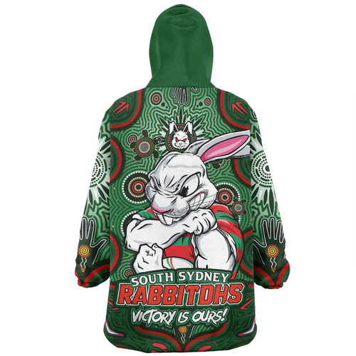 South Sydney Rabbitohs Snug Hoodie Aboriginal Pattern Inspired Victory Is Ours South Sydney Rabbitohs Snug Hoodie Aboriginal Pattern Inspired Victory Is Ours