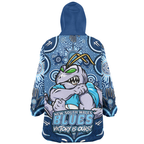 New South Wales Blues Snug Hoodie Aboriginal Pattern Inspired Victory Is Ours
