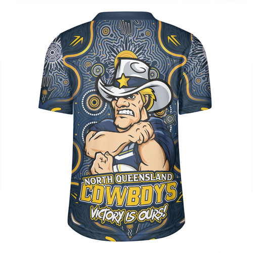 North Queensland Cowboys Rugby Jersey Aboriginal Pattern Inspired Victory Is Ours North Queensland Cowboys Rugby Jersey Aboriginal Pattern Inspired Victory Is Ours