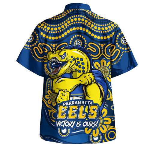 Parramatta Eels Hawaiian Shirt Aboriginal Inspired Tough Fan Rugby For Life Parramatta Eels Hawaiian Shirt Aboriginal Inspired Tough Fan Rugby For Life