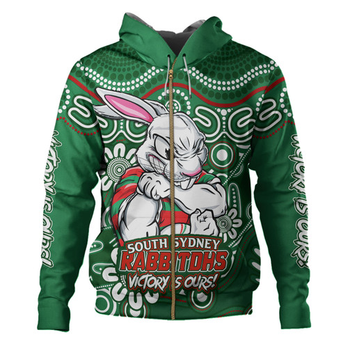 South Sydney Rabbitohs Hoodie Aboriginal Inspired Tough Fan Rugby For Life South Sydney Rabbitohs Hoodie Aboriginal Inspired Tough Fan Rugby For Life