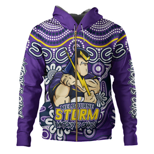Melbourne Storm Hoodie Aboriginal Inspired Tough Fan Rugby For Life Melbourne Storm Hoodie Aboriginal Inspired Tough Fan Rugby For Life