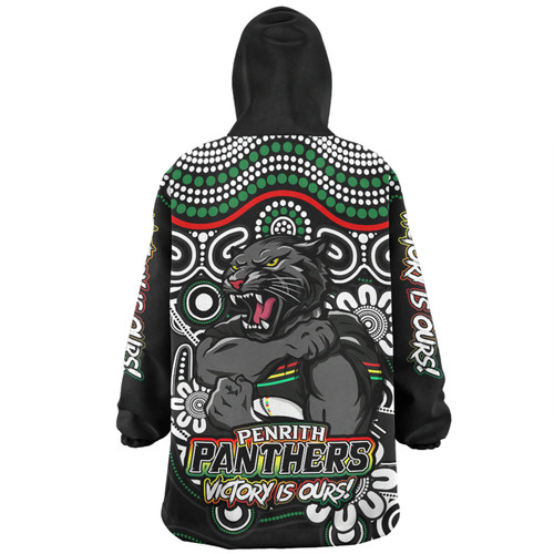 Penrith Panthers Snug Hoodie Aboriginal Inspired Tough Fan Rugby For Life Penrith Panthers Snug Hoodie Aboriginal Inspired Tough Fan Rugby For Life