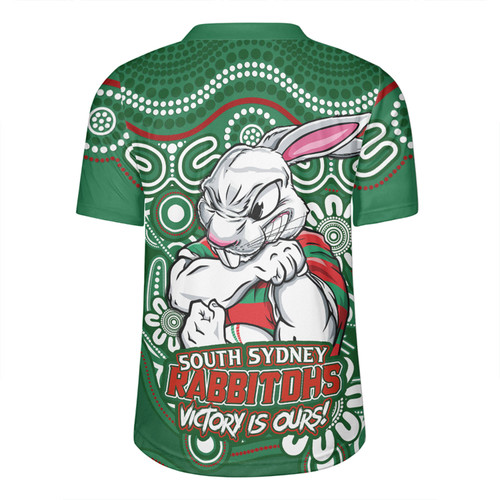 South Sydney Rabbitohs Rugby Jersey Aboriginal Inspired Tough Fan Rugby For Life South Sydney Rabbitohs Rugby Jersey Aboriginal Inspired Tough Fan Rugby For Life