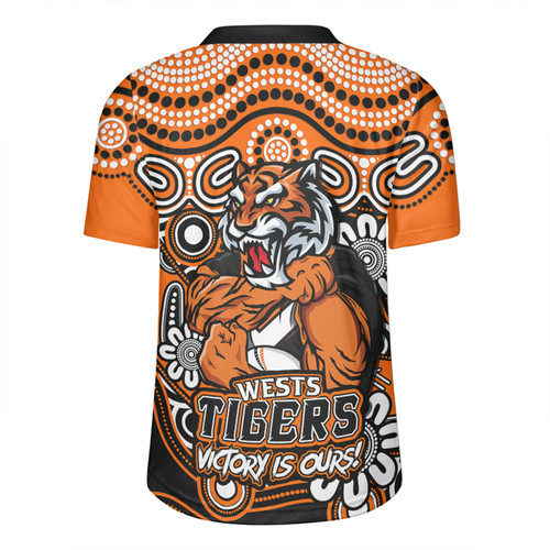 Wests Tigers Rugby Jersey Aboriginal Inspired Tough Fan Rugby For Life Wests Tigers Rugby Jersey Aboriginal Inspired Tough Fan Rugby For Life