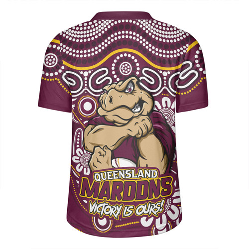 Queensland Maroons Rugby Jersey Aboriginal Inspired Tough Fan Rugby For Life Queensland Maroons Rugby Jersey Aboriginal Inspired Tough Fan Rugby For Life