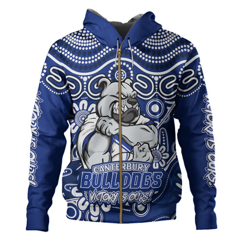 Canterbury-Bankstown Bulldogs Hoodie Aboriginal Inspired Tough Fan Rugby For Life Ver 2.0 Canterbury-Bankstown Bulldogs Hoodie Aboriginal Inspired Tough Fan Rugby For Life Ver 2.0