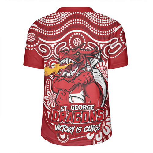 St. George Illawarra Dragons Rugby Jersey Aboriginal Inspired Tough Fan Rugby For Life Ver 2.0 St. George Illawarra Dragons Rugby Jersey Aboriginal Inspired Tough Fan Rugby For Life Ver 2.0