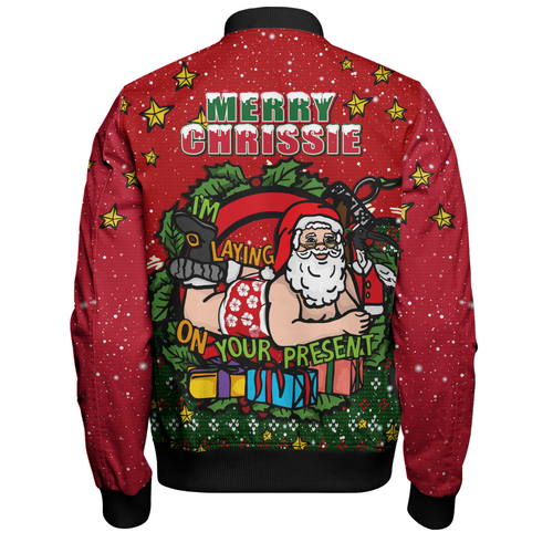 Australia Bomber Jacket Aussie Ugly Christmas Santa Present Australia Bomber Jacket Aussie Ugly Christmas Santa Present