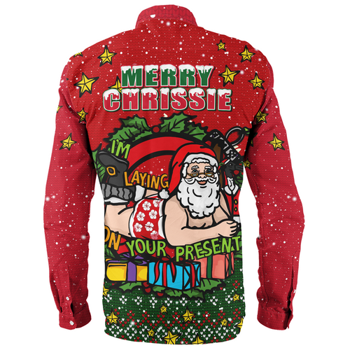 Australia Long Sleeve Shirt Aussie Ugly Christmas Santa Present Australia Long Sleeve Shirt Aussie Ugly Christmas Santa Present