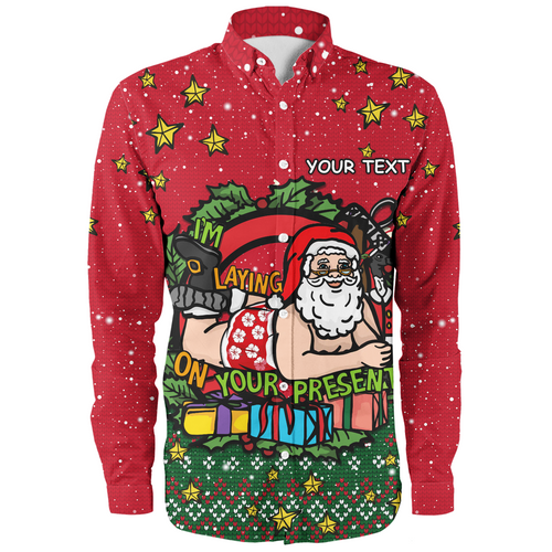 Australia Long Sleeve Shirt Aussie Ugly Christmas Santa Present Australia Long Sleeve Shirt Aussie Ugly Christmas Santa Present