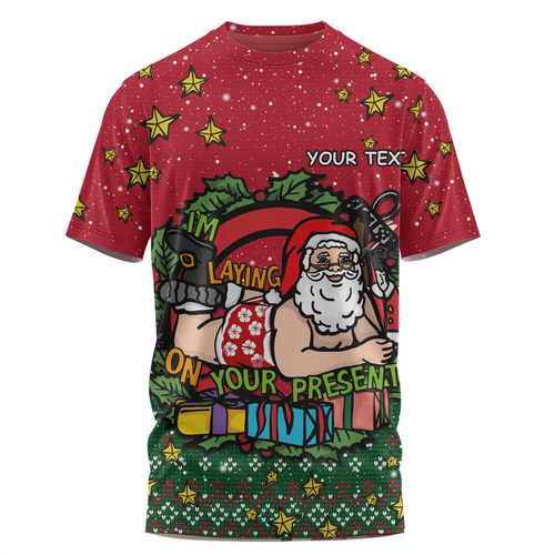 Australia T-Shirt Aussie Ugly Christmas Santa Present Australia T-Shirt Aussie Ugly Christmas Santa Present
