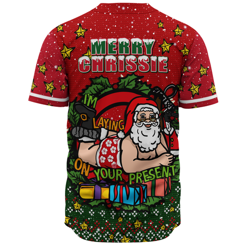 Australia Baseball Shirt Aussie Ugly Christmas Santa Present Australia Baseball Shirt Aussie Ugly Christmas Santa Present