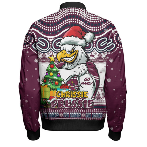 Manly Warringah Sea Eagles Bomber Jacket Aussie Ugly Christmas For Die Hard Fan Supporters Manly Warringah Sea Eagles Bomber Jacket Aussie Ugly Christmas For Die Hard Fan Supporters