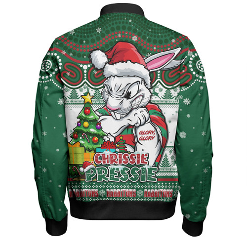 South Sydney Rabbitohs Bomber Jacket Aussie Ugly Christmas For Die Hard Fan Supporters South Sydney Rabbitohs Bomber Jacket Aussie Ugly Christmas For Die Hard Fan Supporters