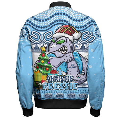 New South Wales Blues Bomber Jacket Aussie Ugly Christmas For Die Hard Fan Supporters New South Wales Blues Bomber Jacket Aussie Ugly Christmas For Die Hard Fan Supporters