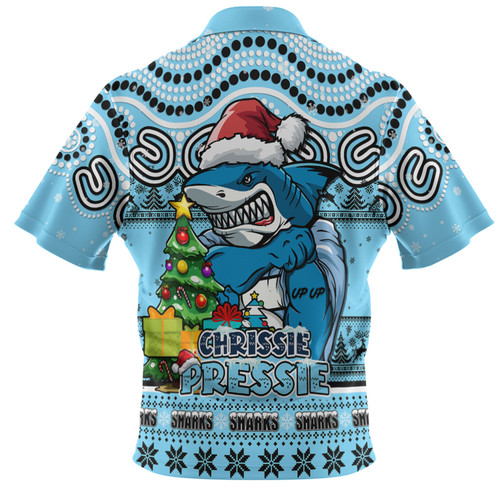 Cronulla-Sutherland Sharks Hawaiian Shirt Aussie Ugly Christmas For Die Hard Fan Supporters Cronulla-Sutherland Sharks Hawaiian Shirt Aussie Ugly Christmas For Die Hard Fan Supporters