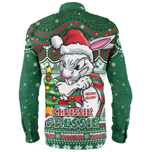 South Sydney Rabbitohs Long Sleeve Shirt Aussie Ugly Christmas For Die Hard Fan Supporters South Sydney Rabbitohs Long Sleeve Shirt Aussie Ugly Christmas For Die Hard Fan Supporters