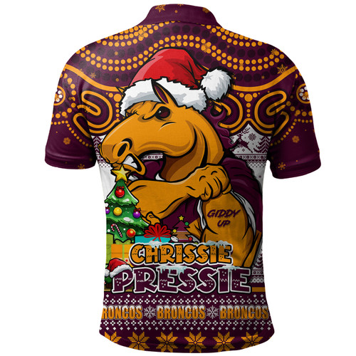 Brisbane Broncos Polo Shirt Aussie Ugly Christmas For Die Hard Fan Supporters Brisbane Broncos Polo Shirt Aussie Ugly Christmas For Die Hard Fan Supporters