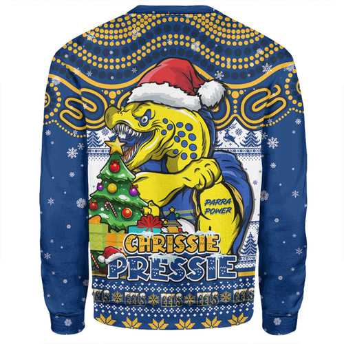 Parramatta Eels Sweatshirt Aussie Ugly Christmas For Die Hard Fan Supporters Parramatta Eels Sweatshirt Aussie Ugly Christmas For Die Hard Fan Supporters