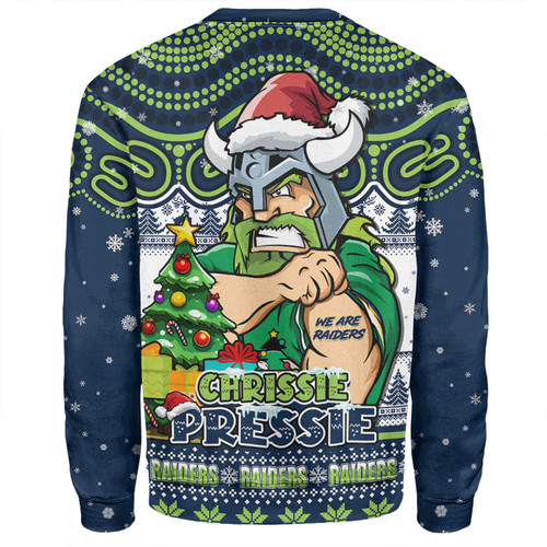 Canberra Raiders Sweatshirt Aussie Ugly Christmas For Die Hard Fan Supporters Canberra Raiders Sweatshirt Aussie Ugly Christmas For Die Hard Fan Supporters