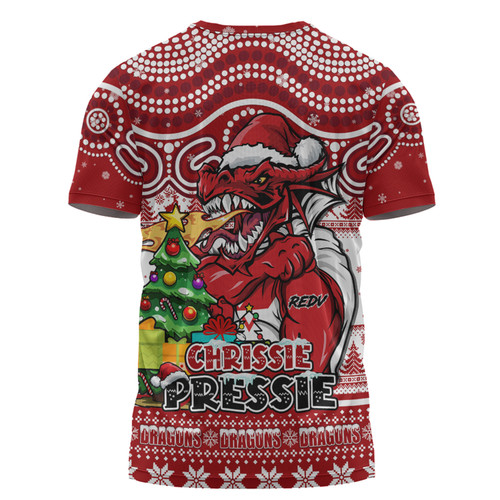 St. George Illawarra Dragons T-Shirt Aussie Ugly Christmas For Die Hard Fan Supporters