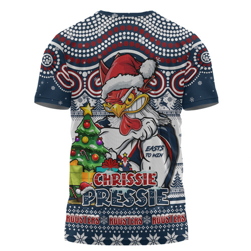 Sydney Roosters T-Shirt Aussie Ugly Christmas For Die Hard Fan Supporters Sydney Roosters T-Shirt Aussie Ugly Christmas For Die Hard Fan Supporters