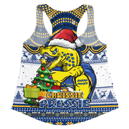 Parramatta Eels Women Racerback Singlet Aussie Ugly Christmas For Die Hard Fan Supporters Parramatta Eels Women Racerback Singlet Aussie Ugly Christmas For Die Hard Fan Supporters