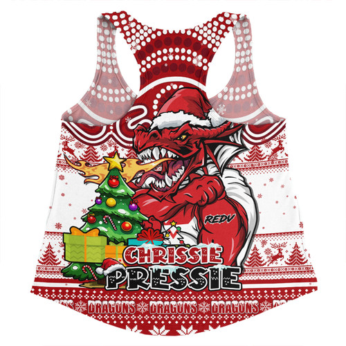 St. George Illawarra Dragons Women Racerback Singlet Aussie Ugly Christmas For Die Hard Fan Supporters St. George Illawarra Dragons Women Racerback Singlet Aussie Ugly Christmas For Die Hard Fan Supporters