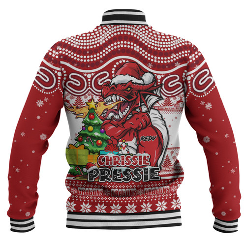 St. George Illawarra Dragons Baseball Jacket Aussie Ugly Christmas For Die Hard Fan Supporters