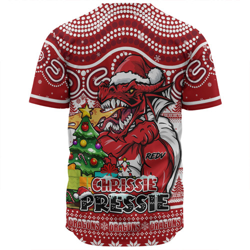 St. George Illawarra Dragons Baseball Shirt Aussie Ugly Christmas For Die Hard Fan Supporters
