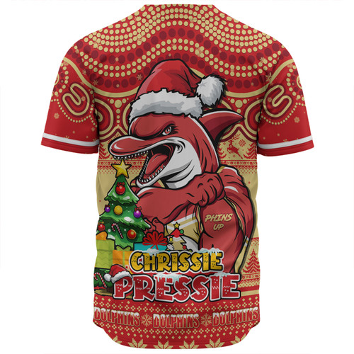 Redcliffe Dolphins Baseball Shirt Aussie Ugly Christmas For Die Hard Fan Supporters Redcliffe Dolphins Baseball Shirt Aussie Ugly Christmas For Die Hard Fan Supporters