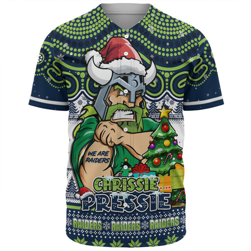 Canberra Raiders Baseball Shirt Aussie Ugly Christmas For Die Hard Fan Supporters