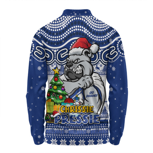 Canterbury-Bankstown Bulldogs Long Sleeve Polo Shirt Aussie Ugly Christmas For Die Hard Fan Supporters Canterbury-Bankstown Bulldogs Long Sleeve Polo Shirt Aussie Ugly Christmas For Die Hard Fan Supporters