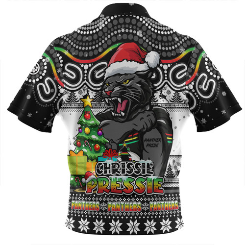 Penrith Panthers Zip Polo Shirt Aussie Ugly Christmas For Die Hard Fan Supporters