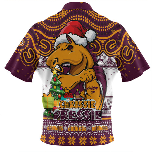 Brisbane Broncos Zip Polo Shirt Aussie Ugly Christmas For Die Hard Fan Supporters Brisbane Broncos Zip Polo Shirt Aussie Ugly Christmas For Die Hard Fan Supporters